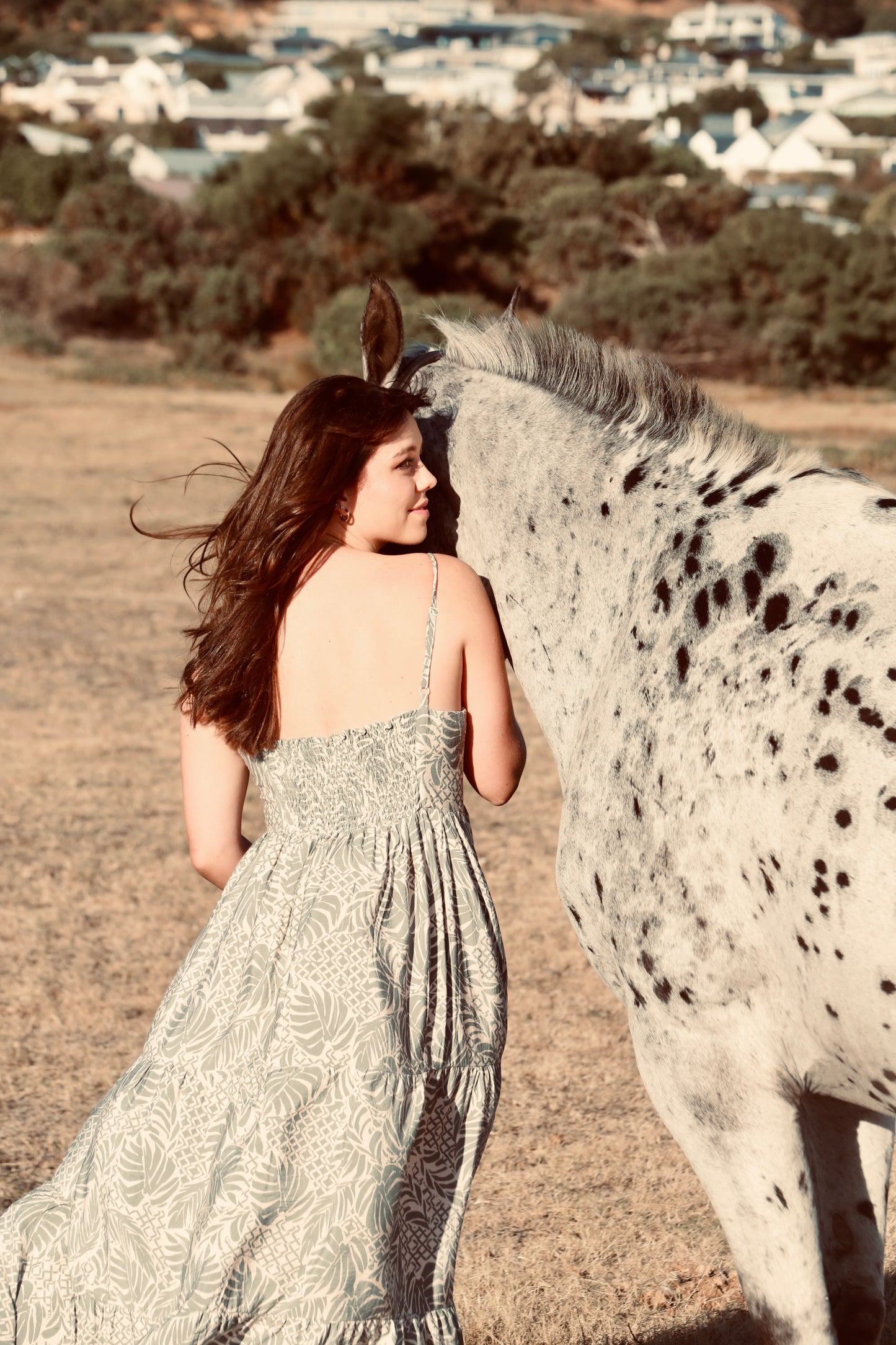 Palm Maxi Dress | Green