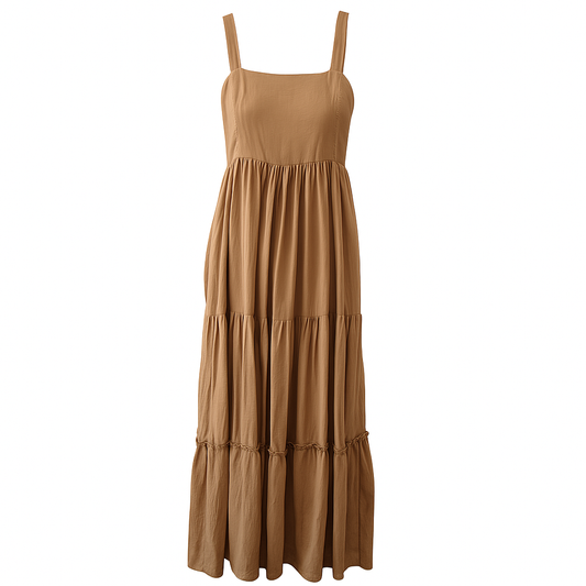 Logan Maxi Dress | Caramel