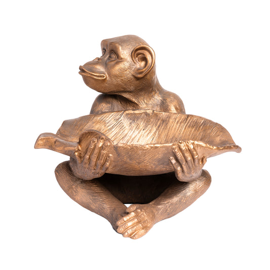 Copper Resin Monkey Bowl