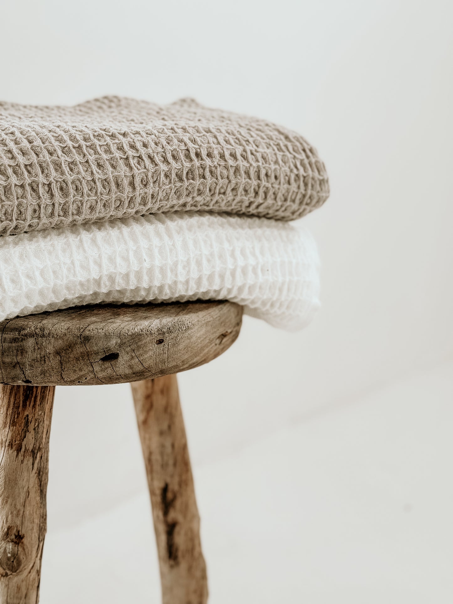 Waffle Towel | White