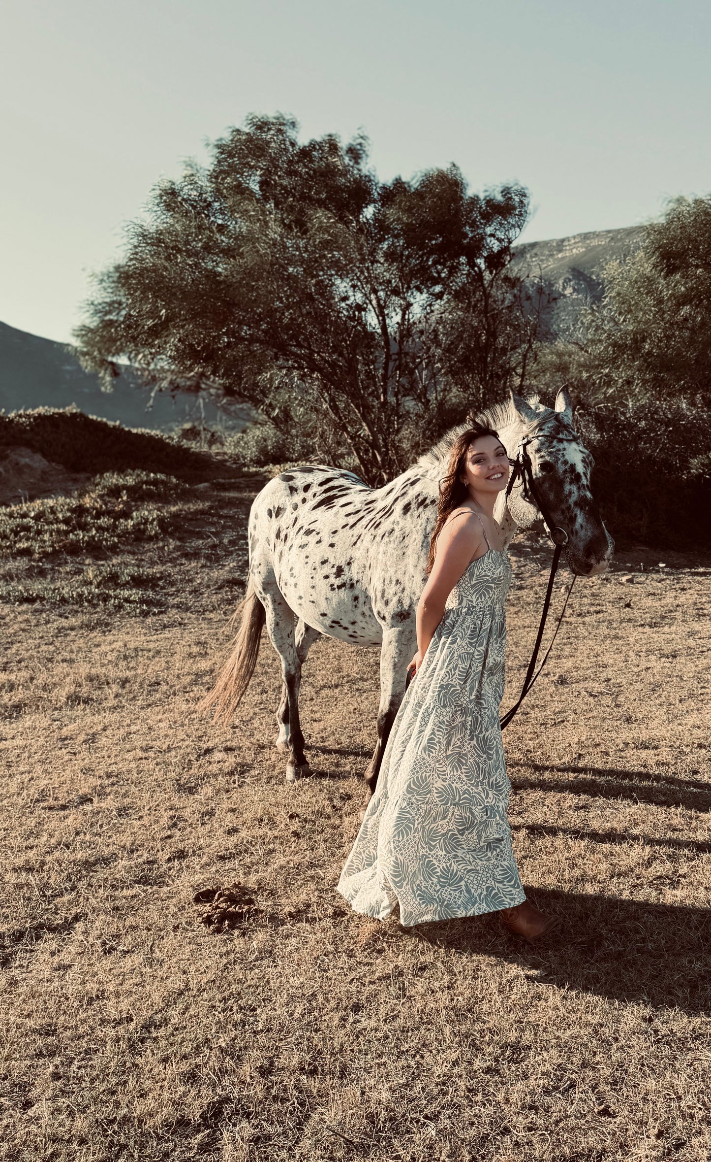 Palm Maxi Dress | Green