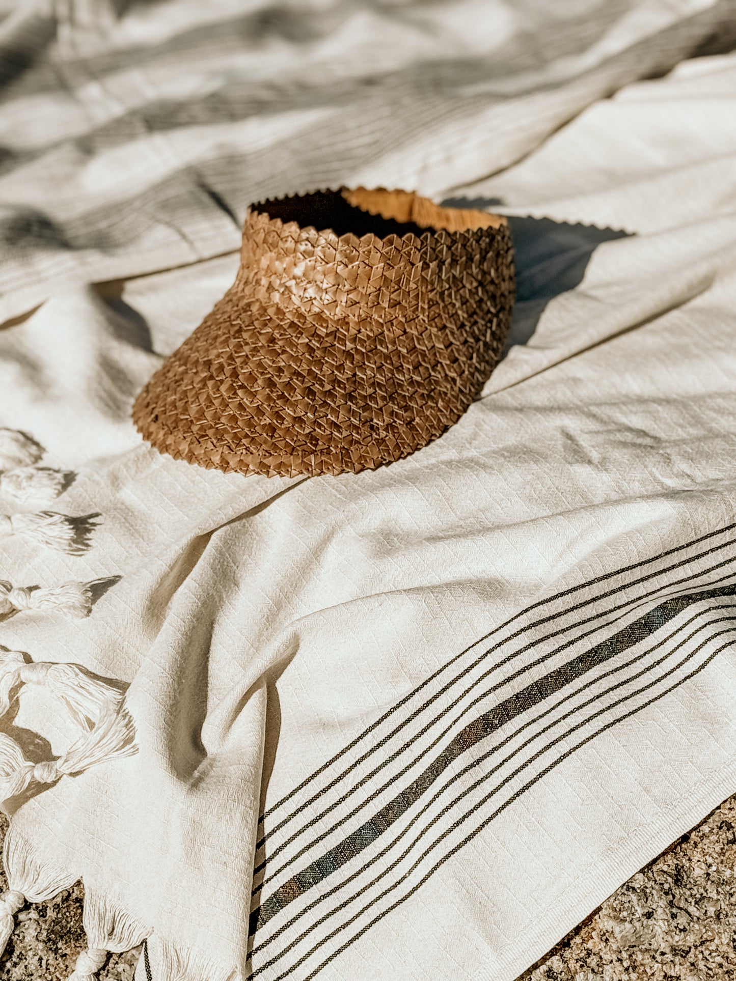 Bali Straw Visor | Brown