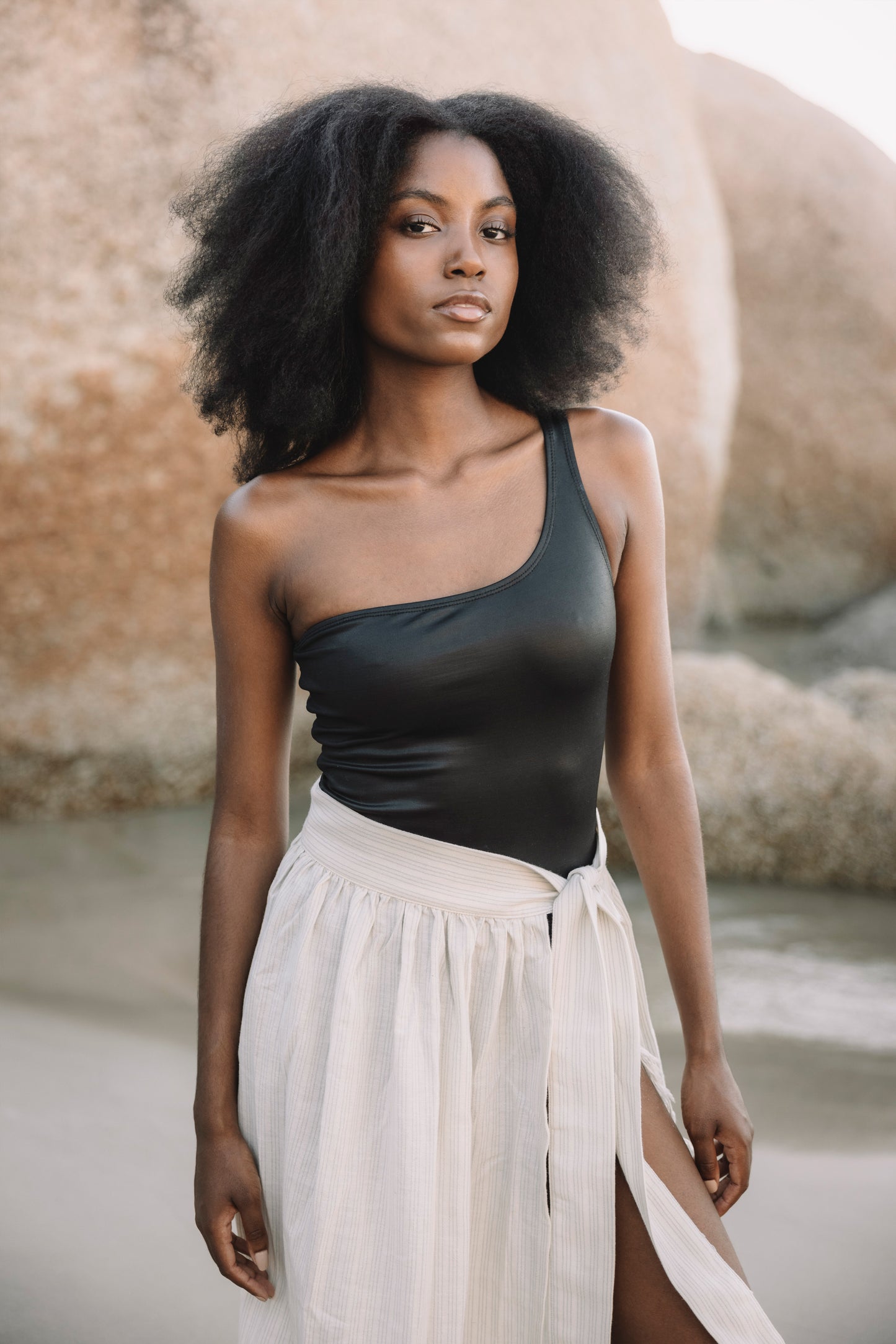 Sienna Maxi Wrap Slit Skirt