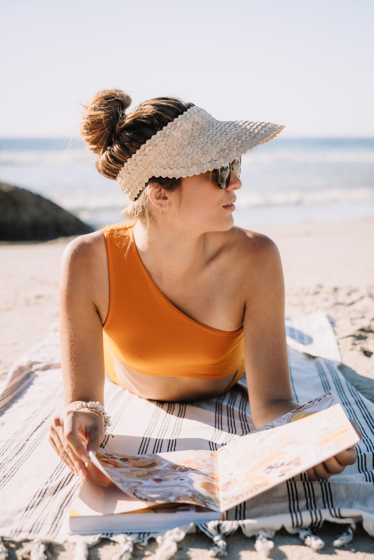 Bali Straw Visor | Natural