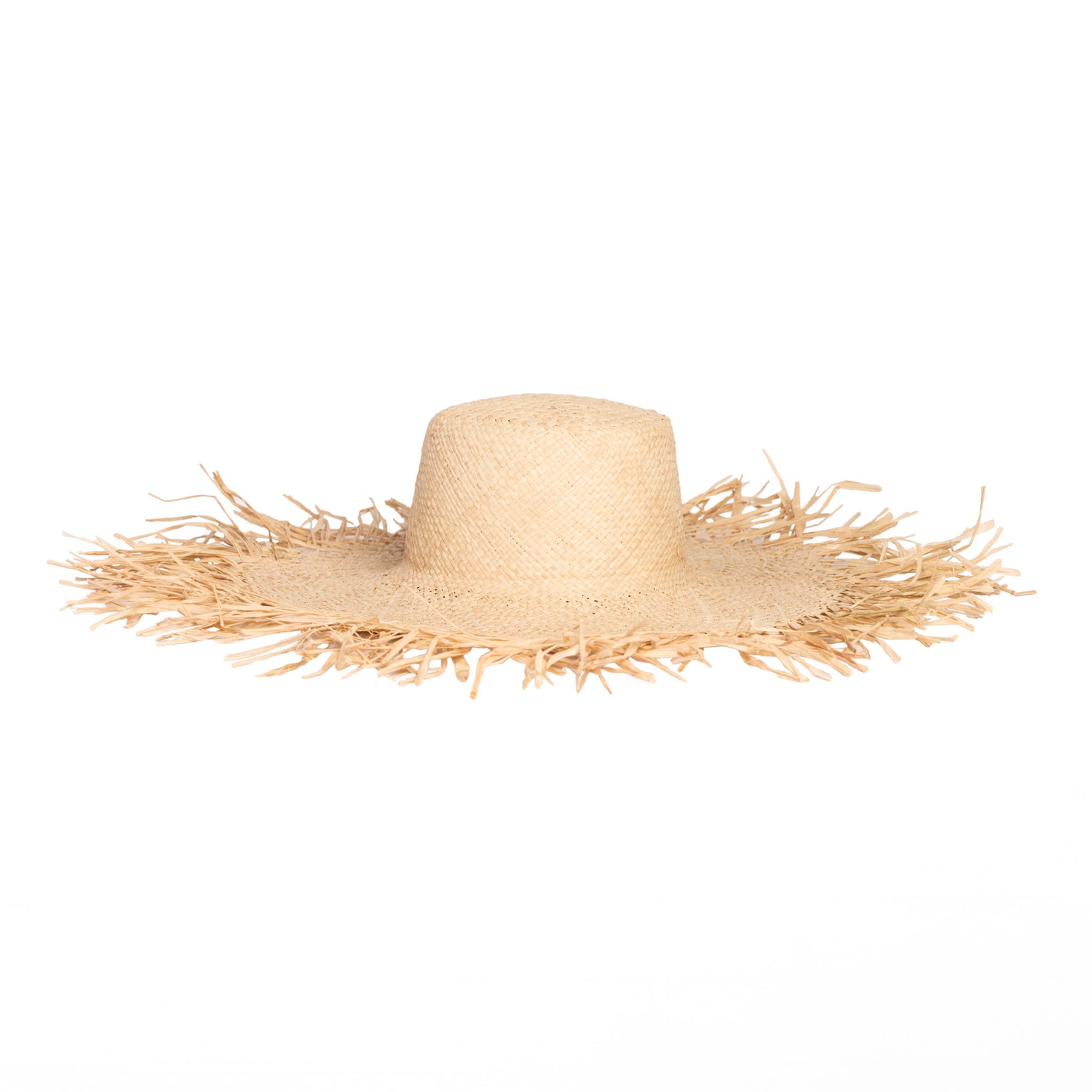 Frayed Straw Hat