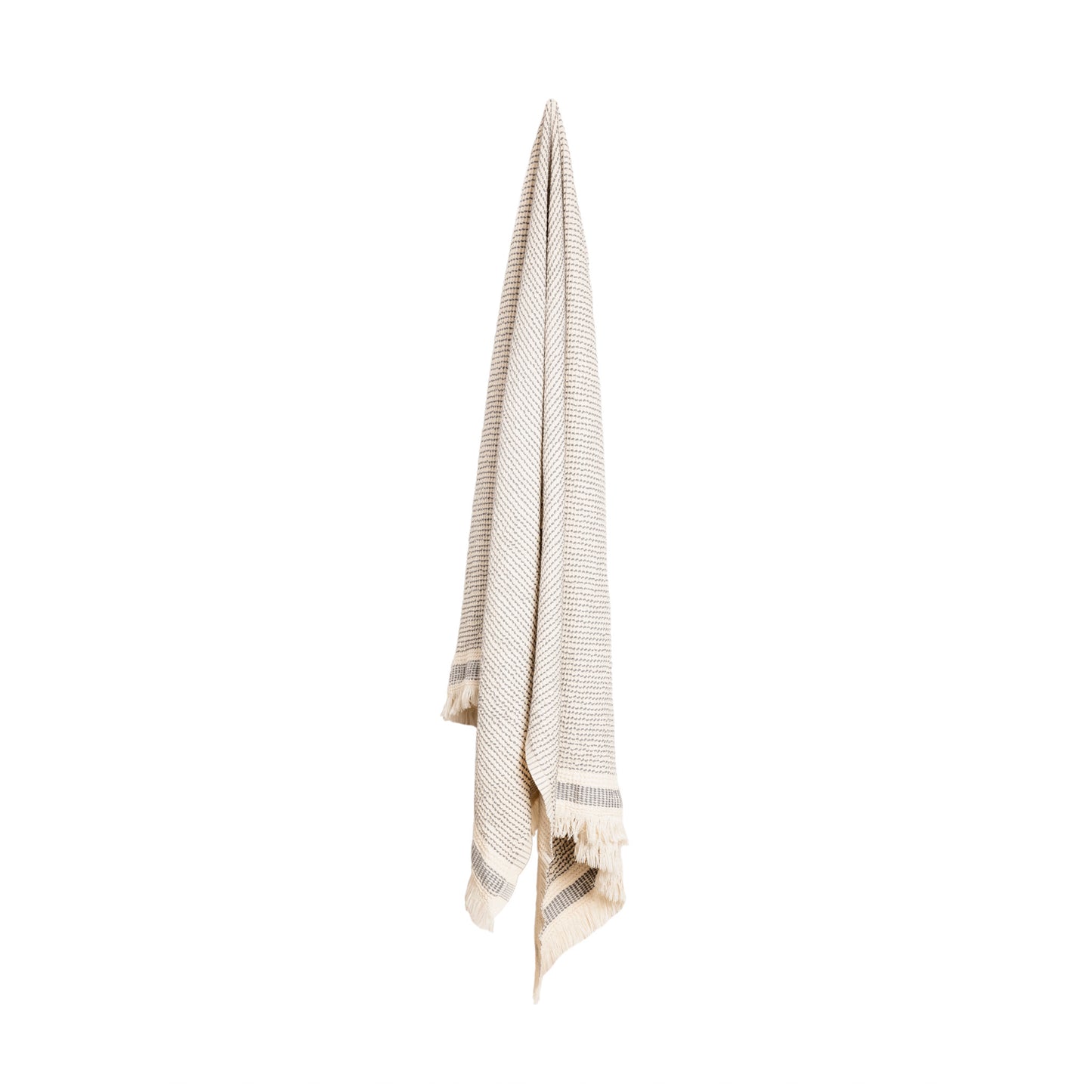 Waffle Weave Towel | Silver Grey