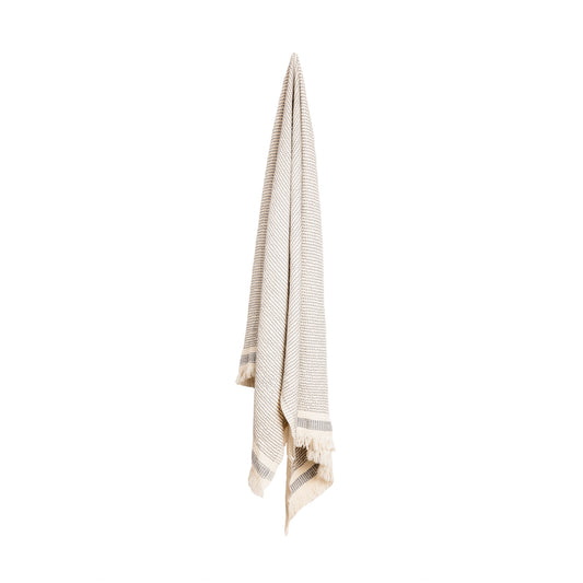 Waffle Weave Towel | Silver Grey