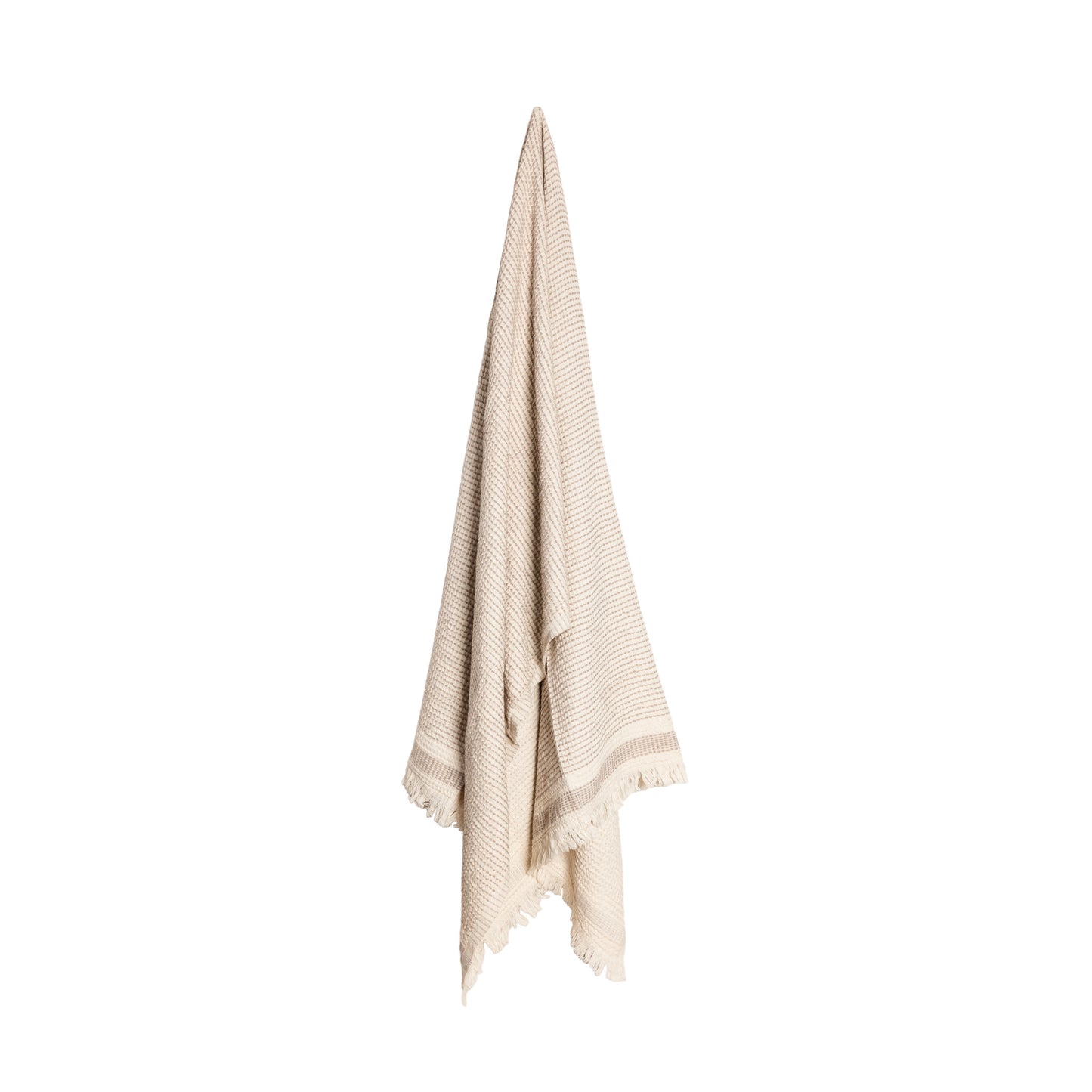 Waffle Weave Towel | Stone Beige
