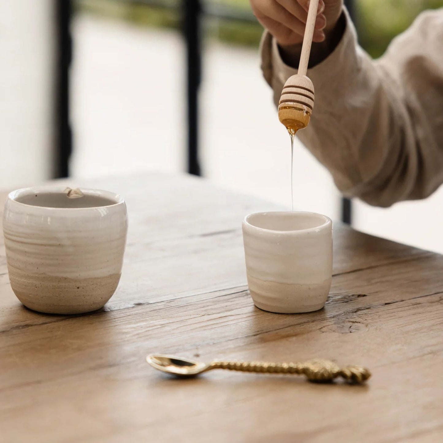 Wooden Honey Dipper