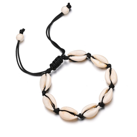 cowrie shell anklet