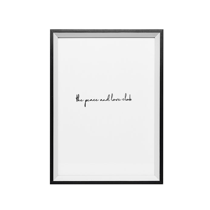 Wood Poster Frame | Black