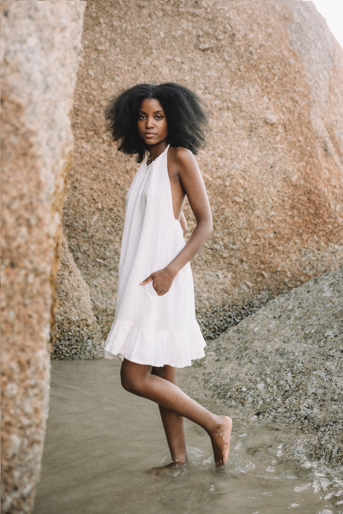 Marlow Summer Dress | White