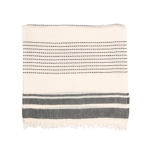 Sophia Beach Sarong | Charcoal