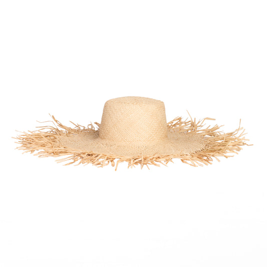 Frayed Straw Hat