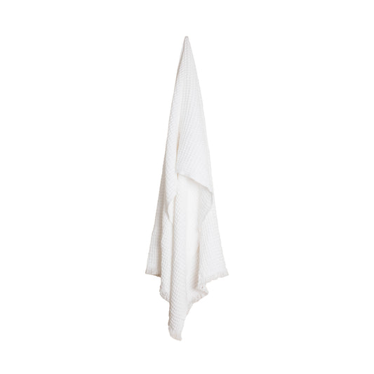 Waffle Towel | White