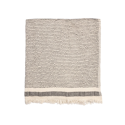 Waffle Weave Towel | Iron Grey